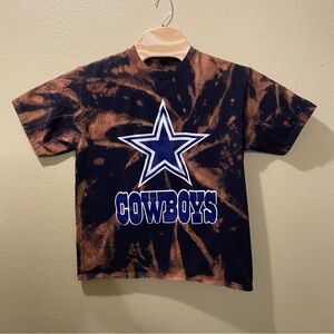 Men’s Large? (No Tag) NFL Dallas Cowboys Upcycled Bleached Tie Dye Shirt